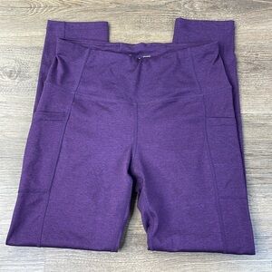 Zyia Active Women’s Purple Crop 25” Leggings, size Medium